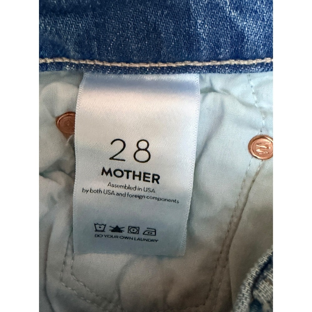 Mother Jeans Womens Size 28 The Rambler Ankle Fray Button Fly Straight Leg NWT - Picture 11 of 13